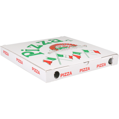 Klika - Pizzadoos | golfkarton | 24x24x3cm | vegetale | wit | 200 stuks