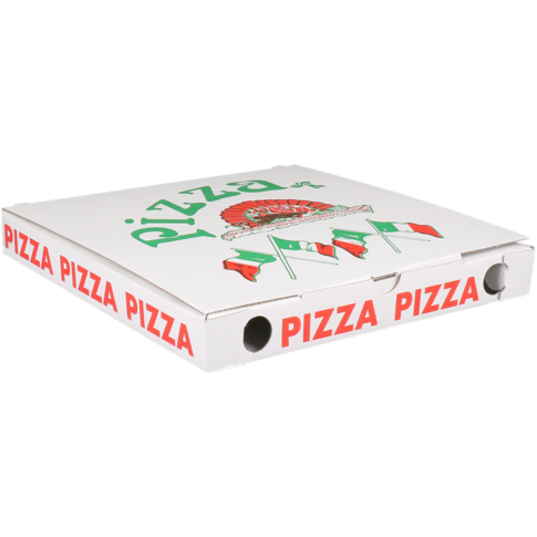 Klika - Pizzadoos | golfkarton | 26x26x3cm | vegetale | wit | 200 stuks