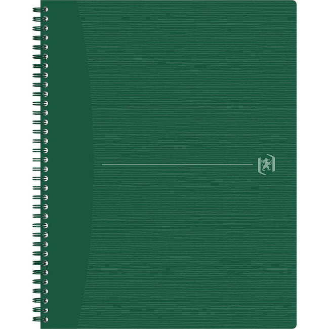 Oxford -  Origin spiraalschrift, ft A4+, 140 bladzijden, geruit 5 mm, groen