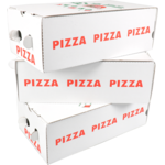 Klika - Pizzadoos | golfkarton | 30x16x10cm | cal | wit | 200 stuks