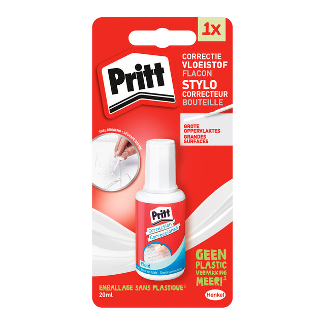 Pritt - Correctievloeistof Correct-it 20ml blister | 10 stuks