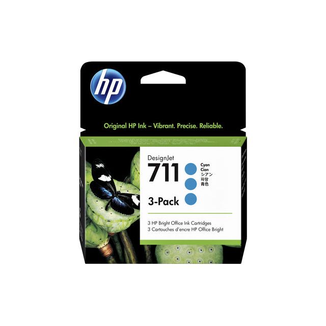 HP - Inkcartridge HP CZ134A 711 Blue | Régler un 3 morceau