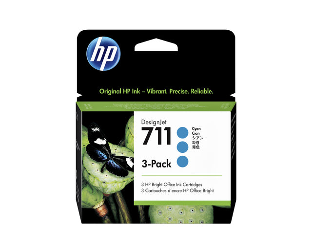 HP - Cartucho de tinta cz134a 711 azul