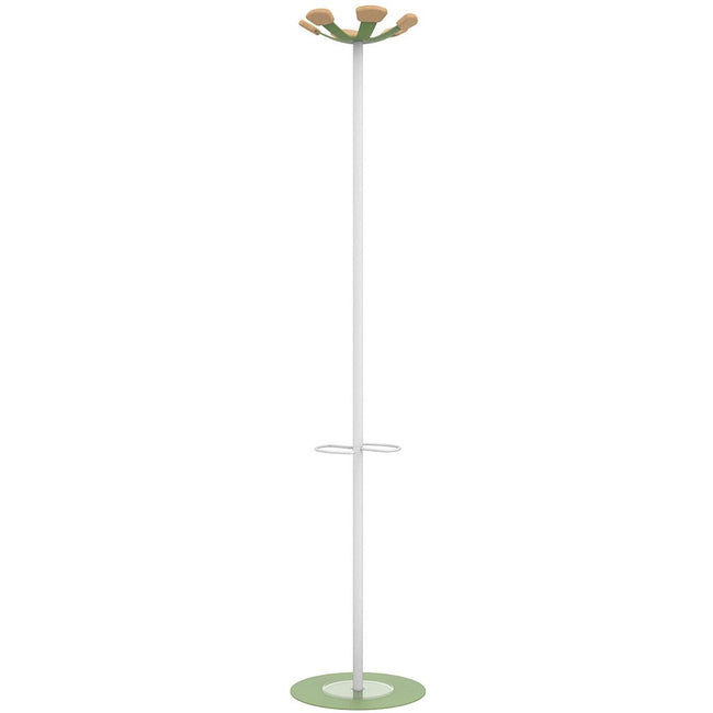 Unilux - coat rack, white/green