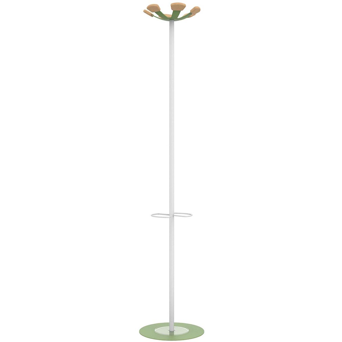 Unilux - appendiabiti, bianco/verde