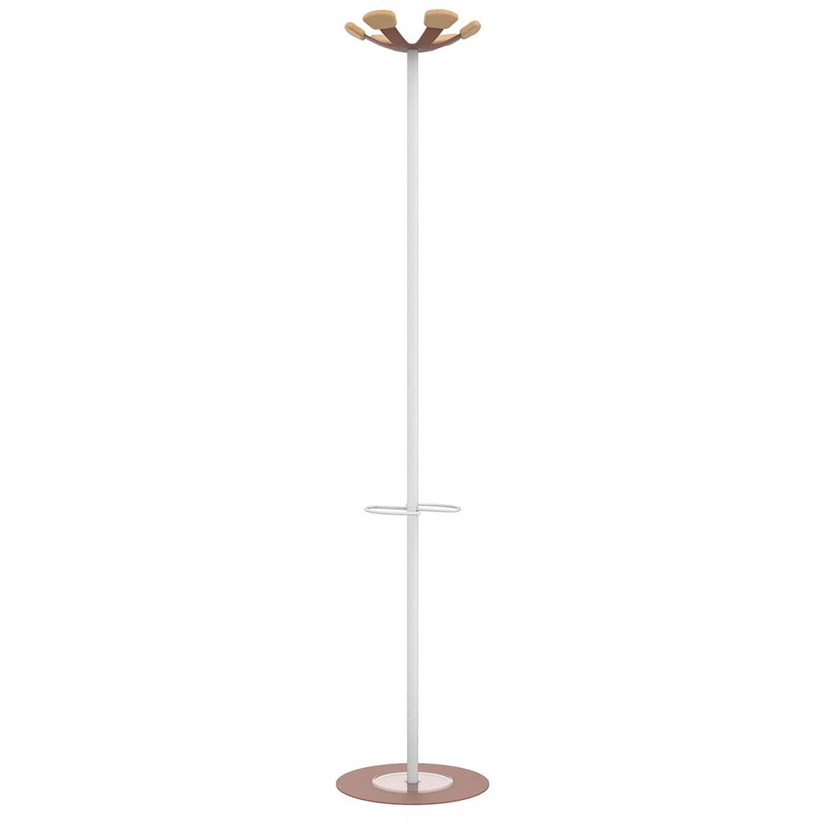 Unilux - coat rack, white/red