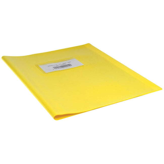 Bronyl - notebook cover ft 16.5 x 21 cm (script), yellow
