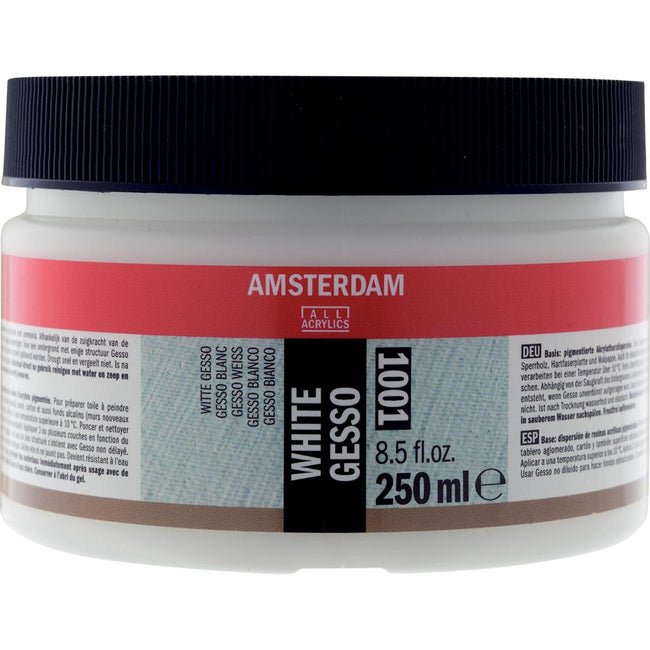 Amsterdam -   witte gesso, fles van 250 ml