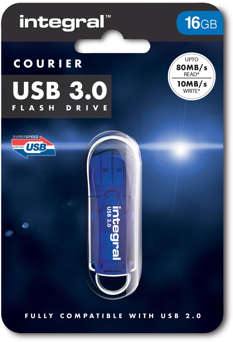 Integral - COURIER USB stick 3.0, 16 GB