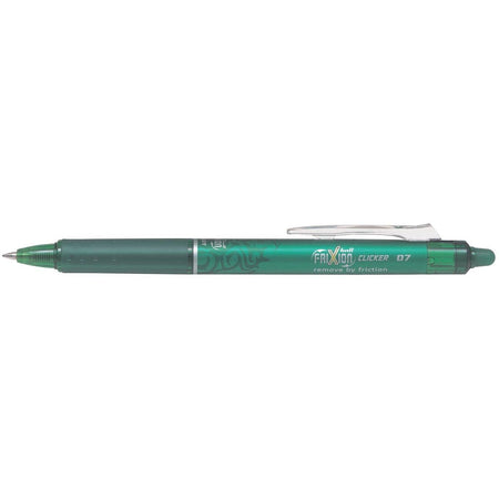 Pilot - Bolígrafo roller friXion clicker mediano verde