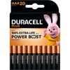 Duracell - Batterie Plus 100 % AAA, Blister mit 20 Stück