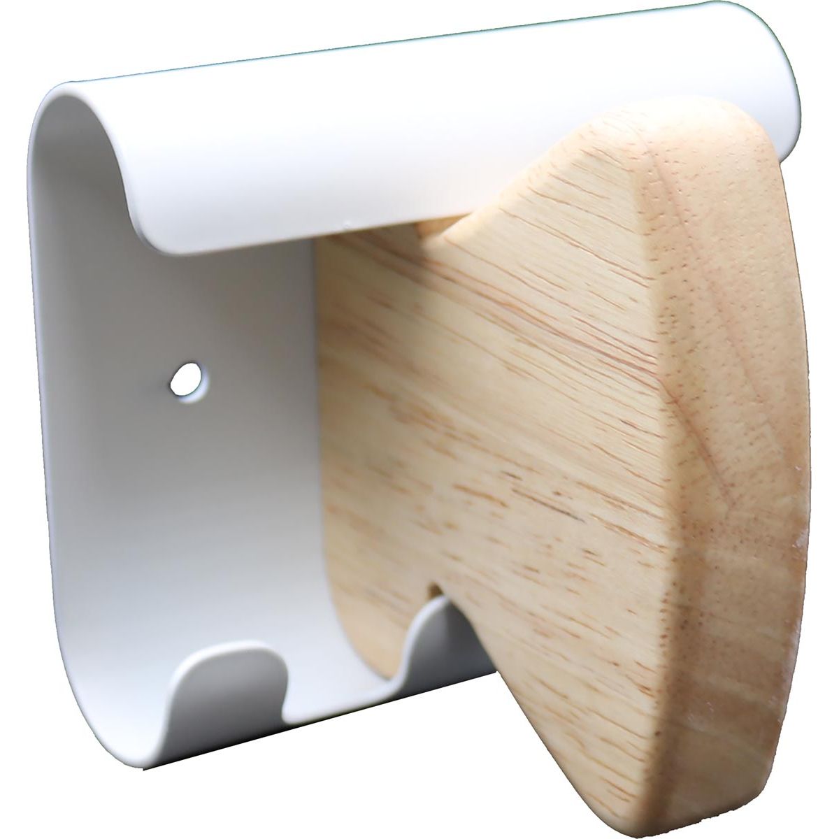 Unilux - wall coat rack, white, 1 hook