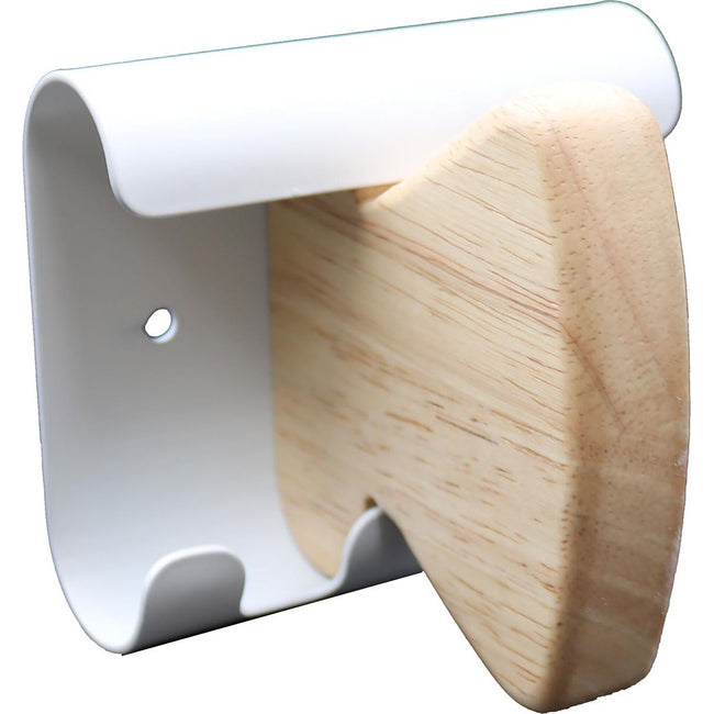 Unilux - wall coat rack, white, 1 hook