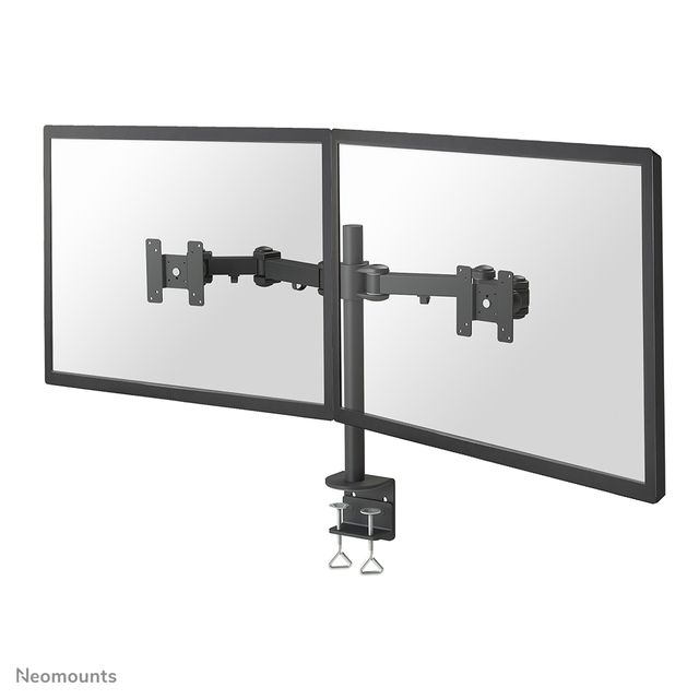 Neomounts - Monitor arm D960D 2x10-27 with black clamp
