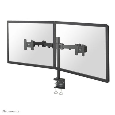 Neomounts - Braccio portamonitor D960D 2x10-27 con morsetto nero
