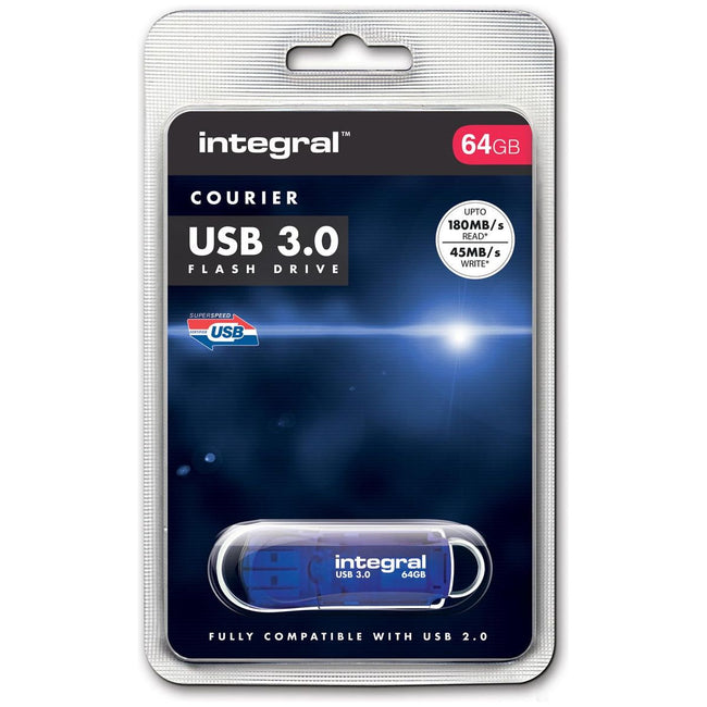 Integral - COURIER USB stick 3.0, 64 GB