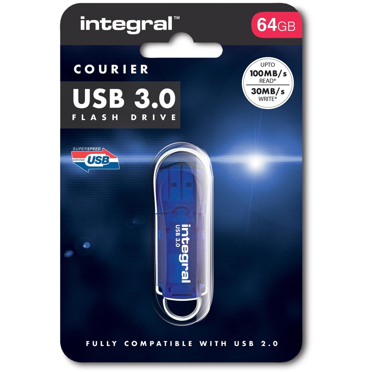 Integral - COURIER USB stick 3.0, 64 GB