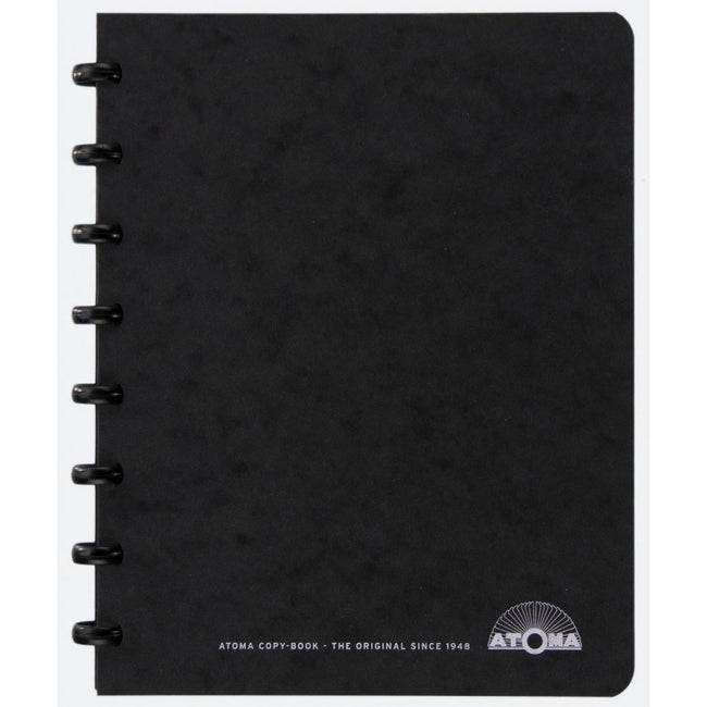 Atoma - meetingbook, ft A5, zwart, geruit 5mm