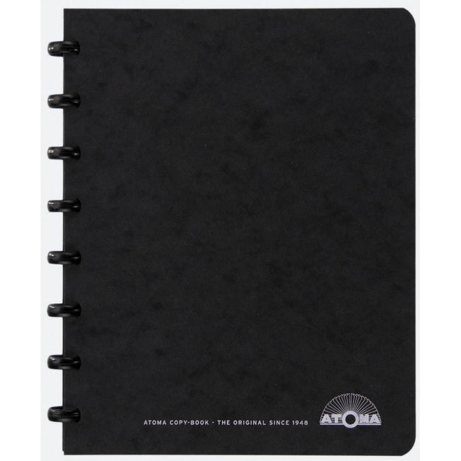 Atoma - meetingbook, ft A5, zwart, gelijnd