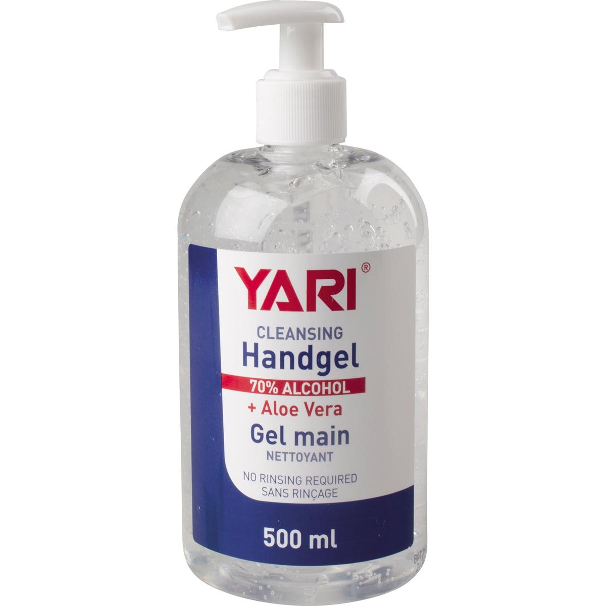 Merkloos - Reinigende handgel met pomp, flacon van 500 ml