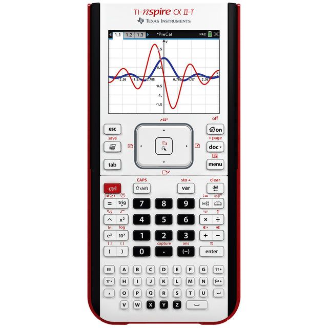 Texas Instruments-Kalkulator Texas Ti-Nspire CX II-T | Blasen Sie ein 1 Stück