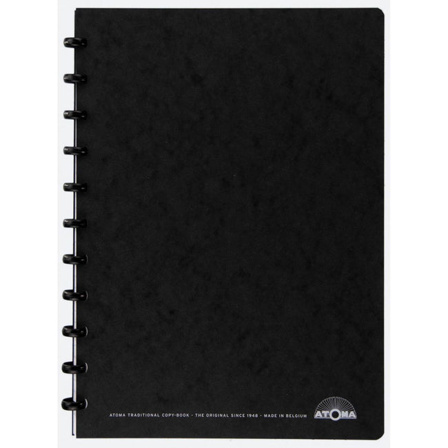 Atoma - carnet de réunion, ft A4, noir, carreaux 5 mm