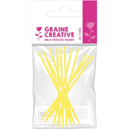 Graine Créative - Kunststoffnadeln, 75 mm, Durchmesser 1,8 mm, 12 Stück