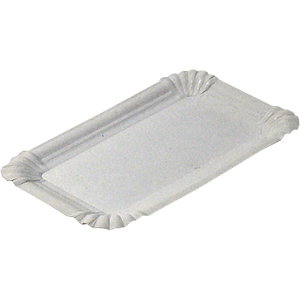 Klika -  Schaal | ongevoerd | karton | rechthoekig | 19x12cm | wit | 1000 stuks