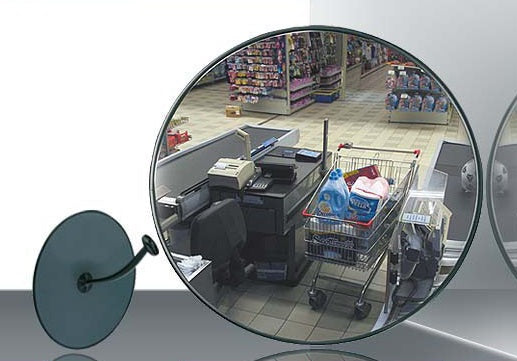 Klika -  Bewakingsspiegel vlak diameter 40cm PMMA