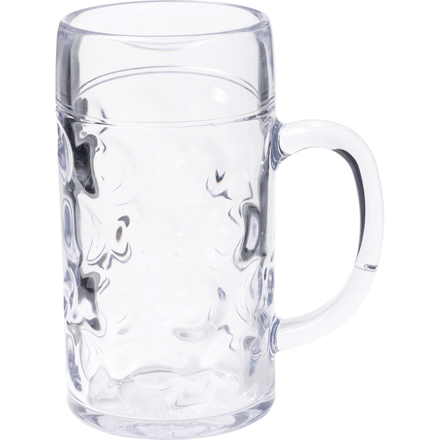 DEPA - Glas Bierpäne | Wiederverwendbar | Unzerbrechlich | San | 500 ml | 150 mm | Transparent 6 Stücke