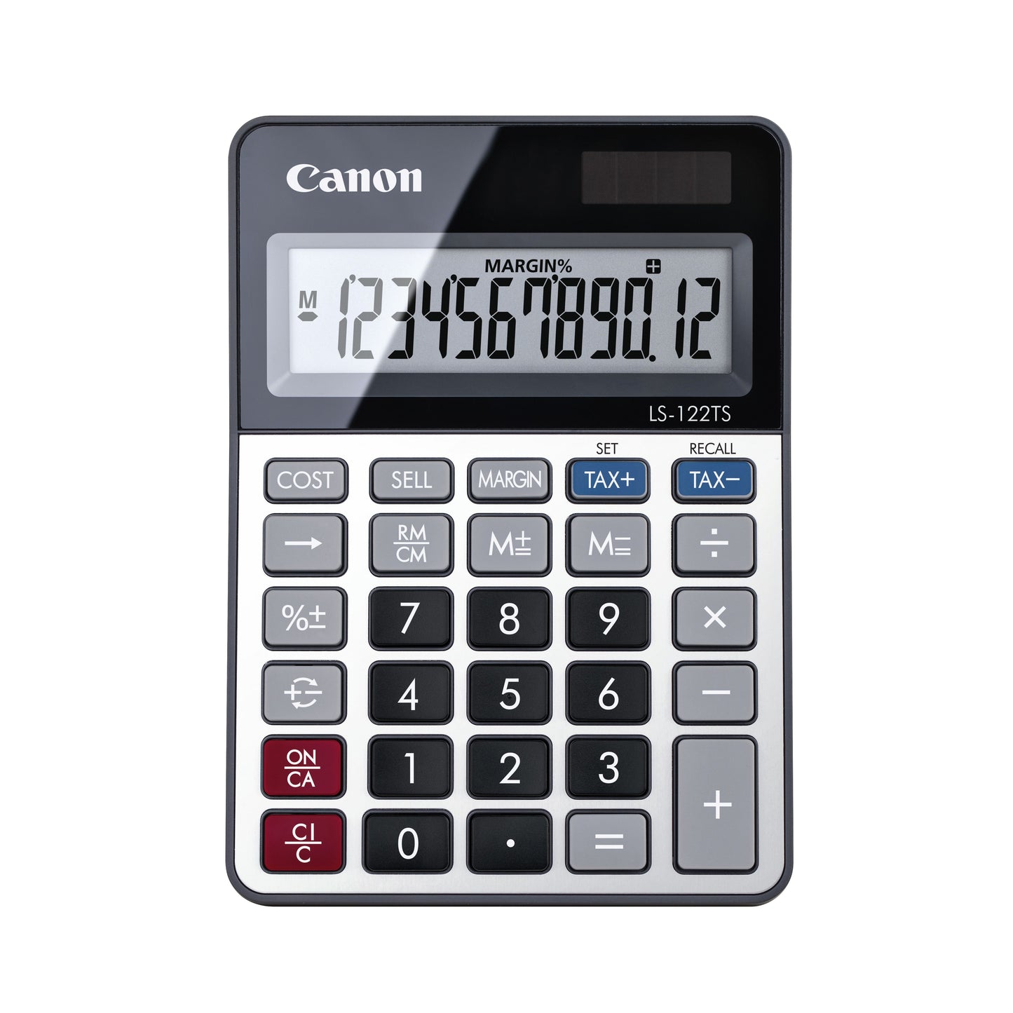 Canon -  LS-122TS calculator Desktop Rekenmachine met display Grijs