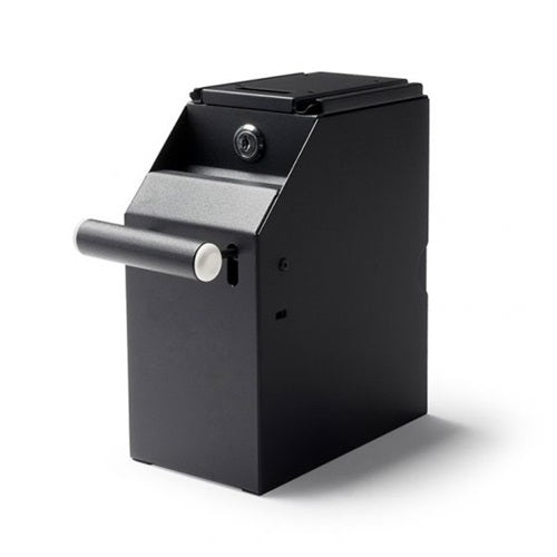Klika - Cassetta per contanti 2 pezzi, 2 chiavi, colore nero, 2 pezzi
