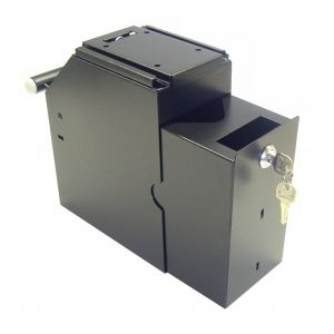 Klika - Caja de dinero de 2 piezas, 2 llaves, color negro, 2 piezas