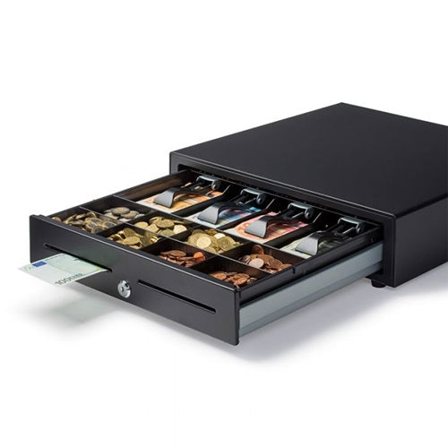 Klika - Tiroir-caisse large 8 pièces 4 papier standard