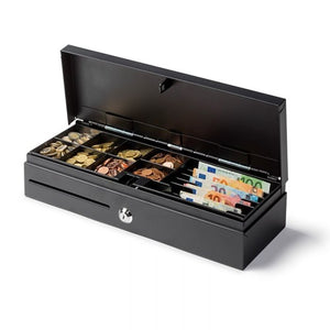 Klika -  Geldlade fliptop zwart 24V 1A