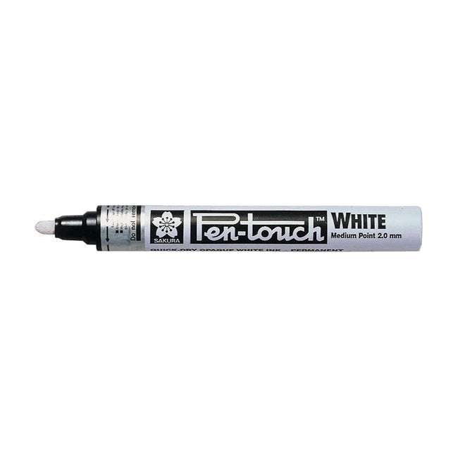 Sakura - paint Marker Pen-Touch punt van 2 mm, wit