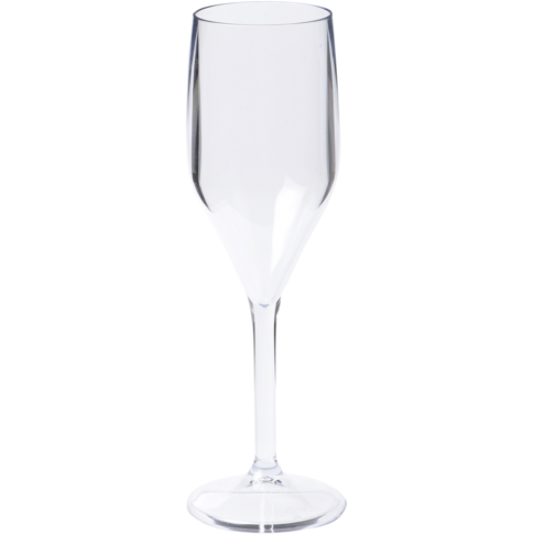 Verre DePA® - ® Verre de champagne Réutilisable | Incassable | San | 150 ml | 196 mm | Transparent 24 pièces