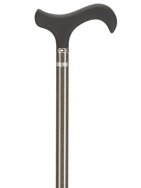 Able2 -  Wandelstok  carbon soft derby zwart