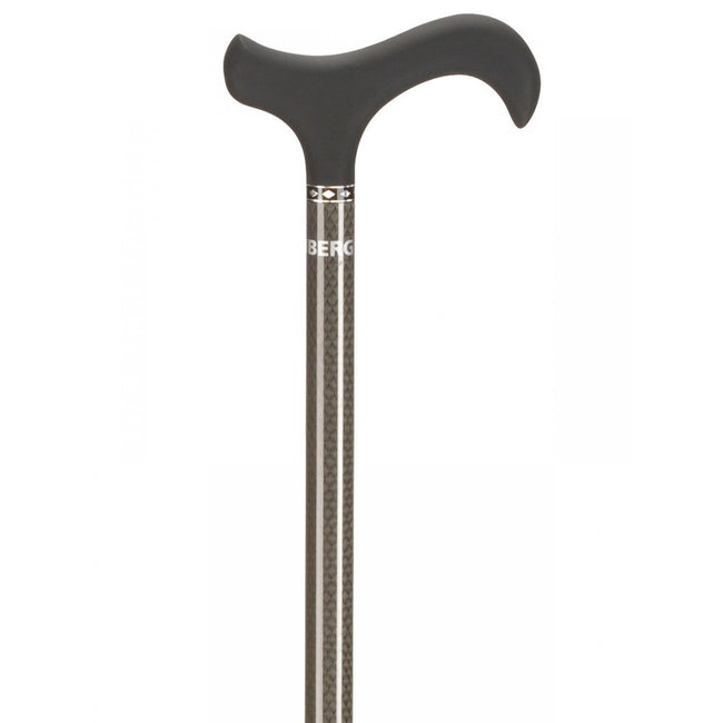 Able2 -  Wandelstok  carbon soft derby zwart