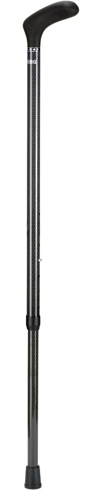 Able2 -  Wandelstok  opvouwbaar carbon soft zwart