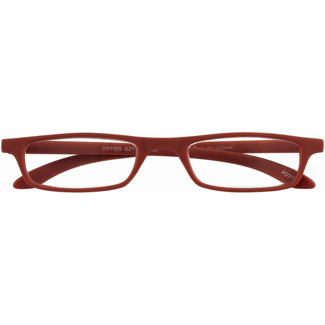 I Need You -  Leesbril  +1.50dpt zipper rood