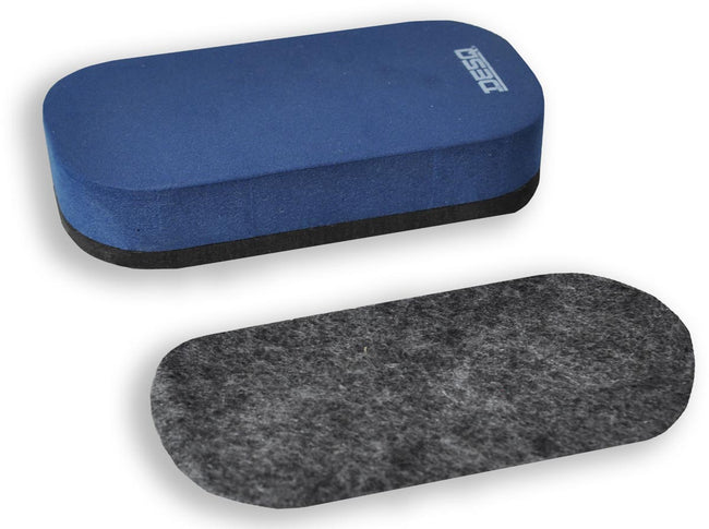 Quantore – magnetischer Whiteboard-Radierer + Nachfüllung, blau