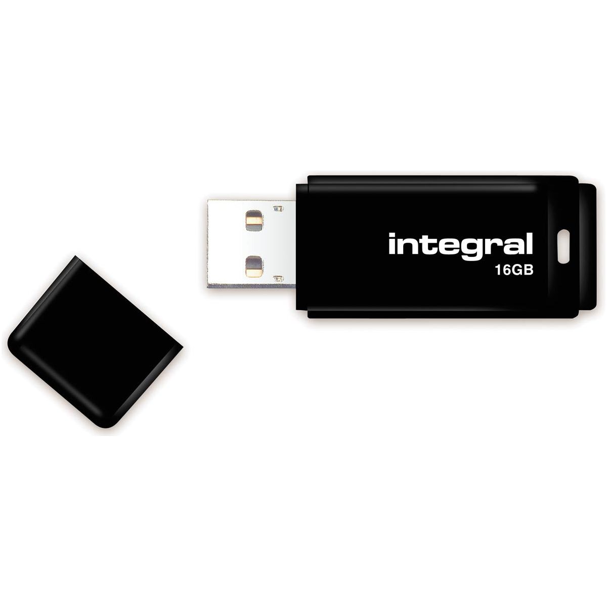 Integral - USB 2.0 Stick, 16 GB, Schwarz