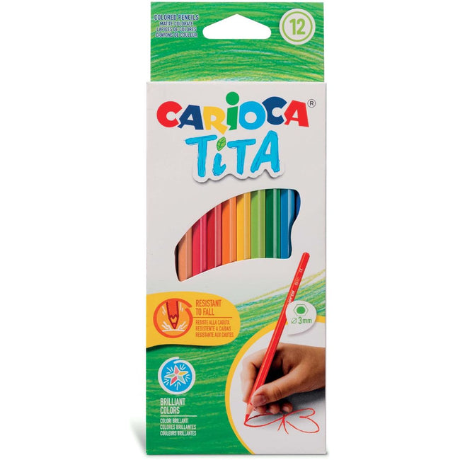 Carioca - kleurpotlood Tita, 12 stuks in een kartonnen etui