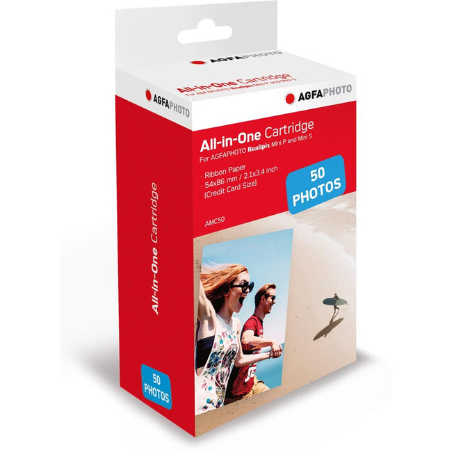 AgfaPhoto - refill for photo printer Realipix Mini P, cartridge and 50 sheets of photo paper