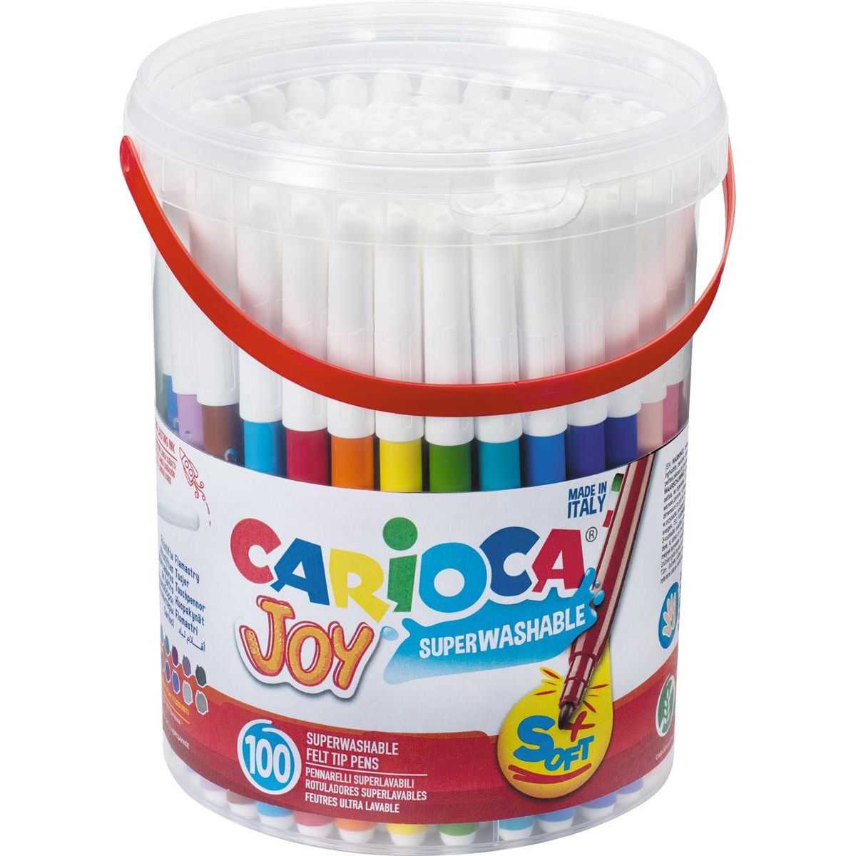 Carioca - Felt-tip pens Joy pot of 100 pieces