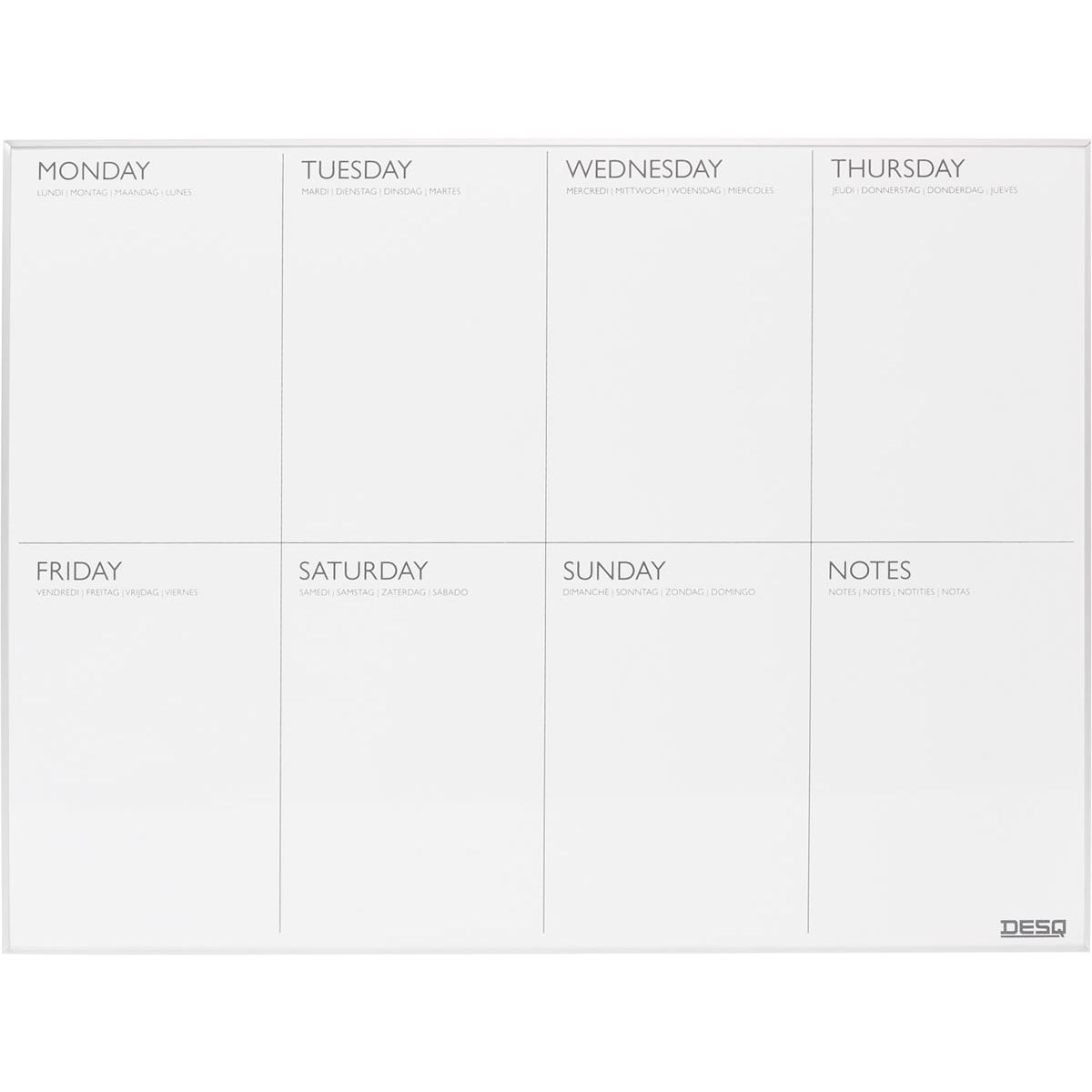 Desq - Magnetic weekly planner ft 45 X 60 cm
