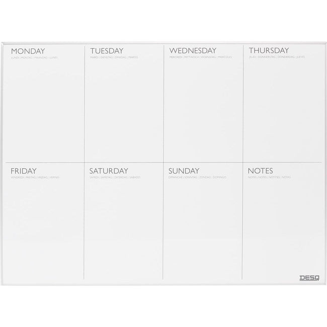 Desq – Magnetischer Wochenplaner, 45 x 60 cm