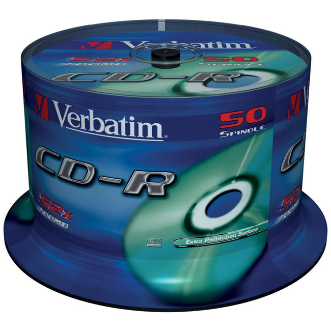 Verbatim - Verbatim CD recordable Extra Protection, spindel van 50 stuks