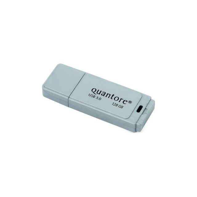 Quantore - USB Stick 3.0 128 GB Silber